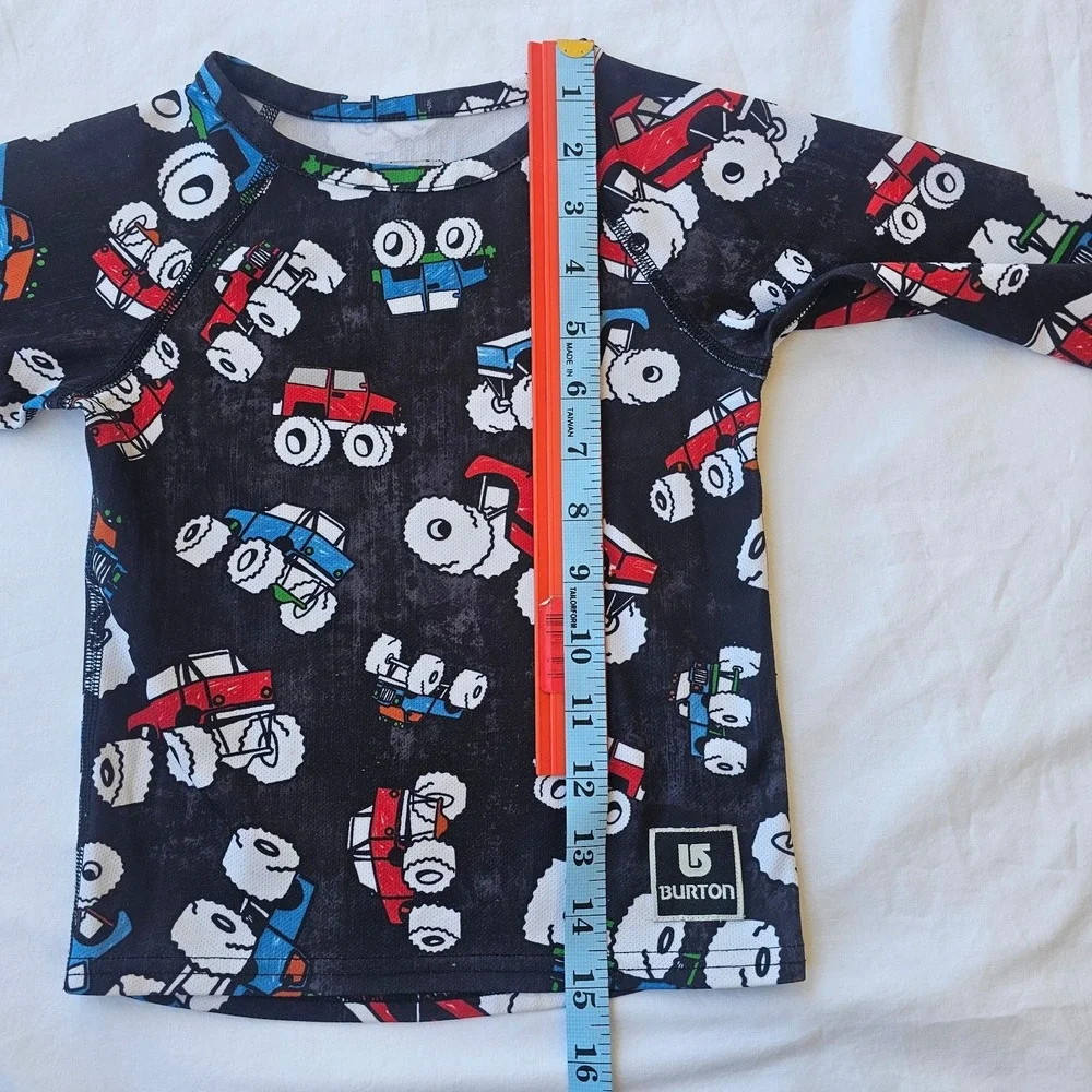 Burton dry ride long sleeve w/monster truck print - Picture 7 of 9